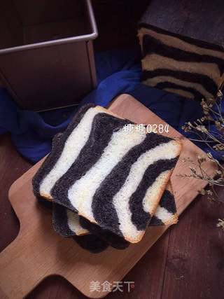 斑马纹吐司的做法步骤:16
