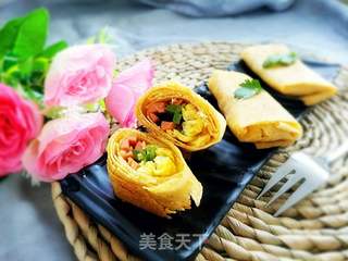 杂粮三丝春卷的做法步骤:11