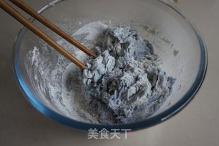 蓝玫瑰馒头的做法步骤:3