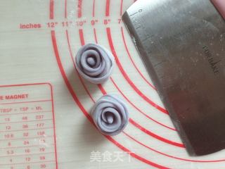 蓝玫瑰馒头的做法步骤:12
