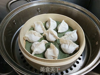 牛肉白萝卜蒸饺的做法步骤:13