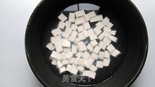 开洋肉米芋头羹的做法步骤:3