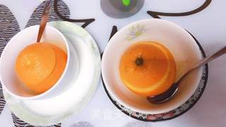 冰糖燕窝炖香橙的做法步骤:6
