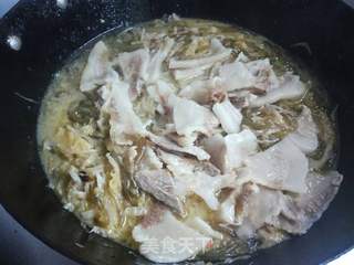 酸菜炖白肉粉条的做法步骤:16
