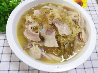 酸菜炖白肉粉条的做法步骤:17