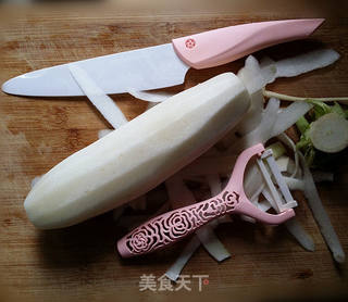 麻辣萝卜片的做法步骤:2