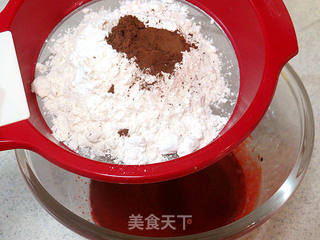 情浓意浓之【心心相印水果蛋糕】的做法步骤:4