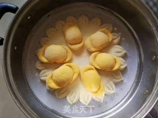 二十八蒸枣花之招财进宝的做法步骤:8