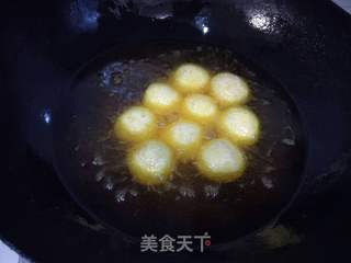 紫薯麻团的做法步骤:15