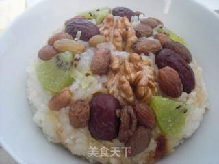 无油版的八宝饭的做法步骤：8
