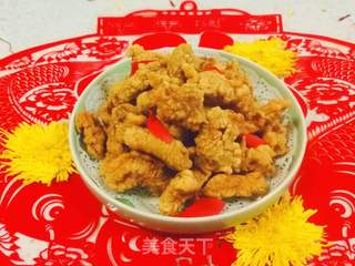 炸小酥肉的做法步骤：9