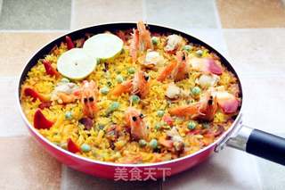 西班牙海鲜饭（Paella）的做法步骤：15