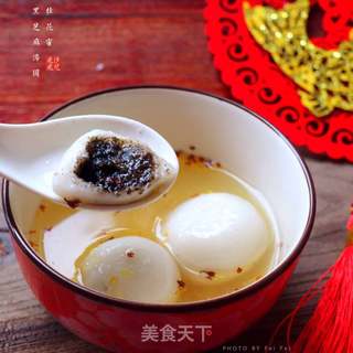 桂花蜜黑芝麻汤圆的做法步骤:23
