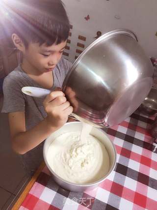 巧克力淋面水果蛋糕的做法步骤:11