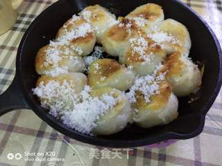甜甜蜜蜜~煎粘豆包的做法步骤:5