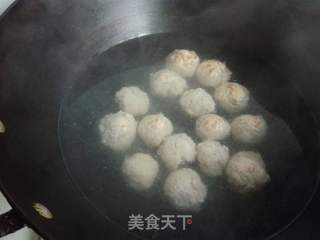 #年菜#小白菜豆腐肉圆汤的做法步骤:12