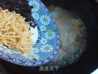 五彩素烩汤的做法步骤:10