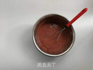 红丝绒手绘蛋糕卷的做法步骤:13