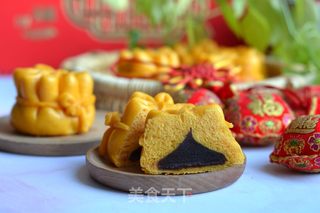 南瓜豆沙包福袋的做法步骤:19