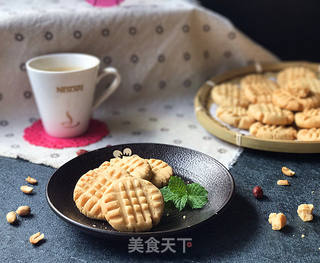 花生酱网格小饼干的做法步骤:13
