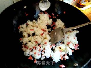 蛋炒饭的做法步骤:5