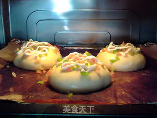 虾仁玉米面包的做法步骤:15