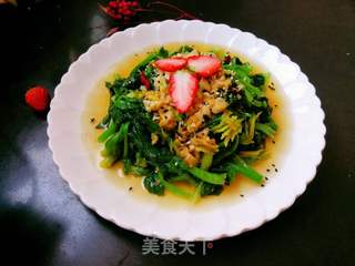 浇汁儿菠菜的做法步骤:9