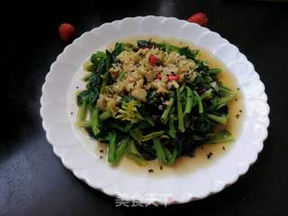 浇汁儿菠菜的做法步骤:8
