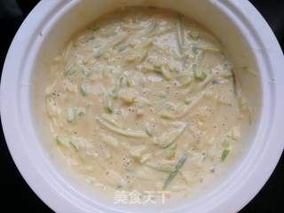夏瓜煎饼的做法步骤:5