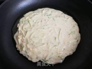 夏瓜煎饼的做法步骤:6