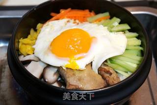 韩式石锅拌饭的做法步骤:8