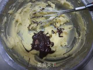 巧克力核桃饼干的做法步骤:9