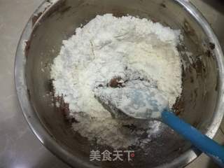 巧克力核桃饼干的做法步骤:15