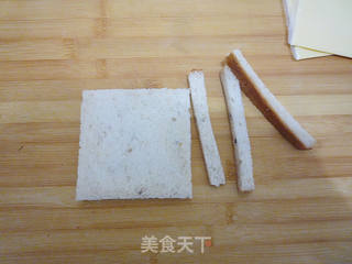 芝士吐司卷的做法步骤:2