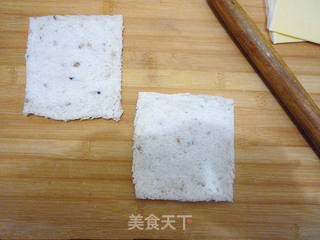芝士吐司卷的做法步骤:3