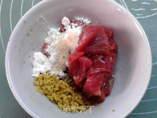 姜汁牛肉焖燕麦饭的做法步骤:6