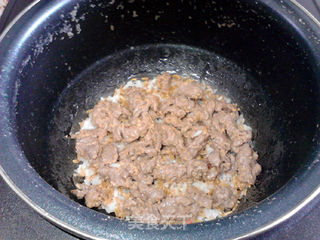 姜汁牛肉焖燕麦饭的做法步骤:11
