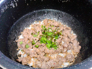 姜汁牛肉焖燕麦饭的做法步骤:12