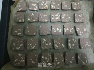 巧克力核桃饼干的做法步骤:20