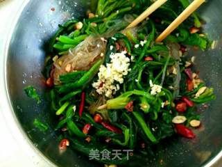 菠菜拌粉丝的做法步骤:14
