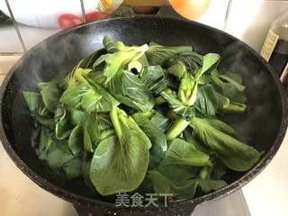青菜香菇包的做法步骤:2