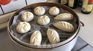 青菜香菇包的做法步骤:14