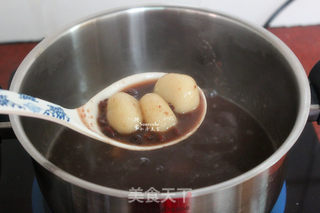 红豆团圆丸子的做法步骤：9