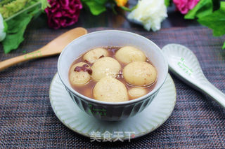 红豆团圆丸子的做法步骤：10