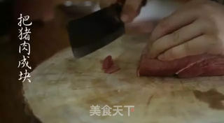 潮音潮人:芝麻姜猪肉的做法步骤:6