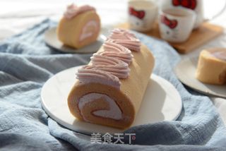 火龙果蛋糕卷的做法步骤：24