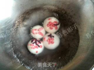 繁花似锦汤圆的做法步骤:14
