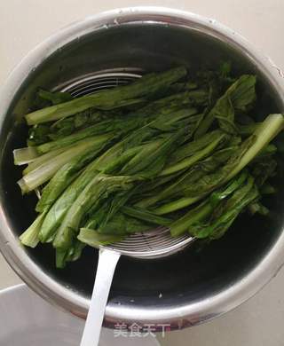 麻酱油麦菜的做法步骤:2