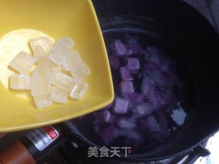 紫淮山汤圆的做法步骤:6