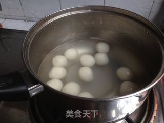 紫淮山汤圆的做法步骤:7